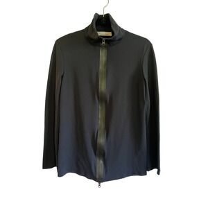 Liviana Conti Navy Zip-Up Jacket